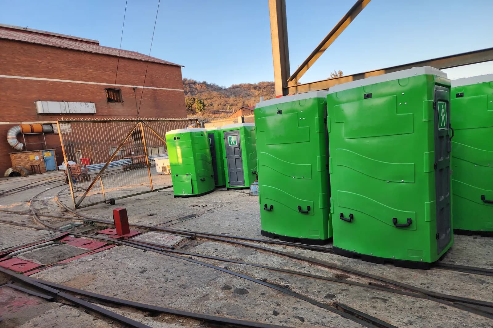 Units staged and ready for delivery